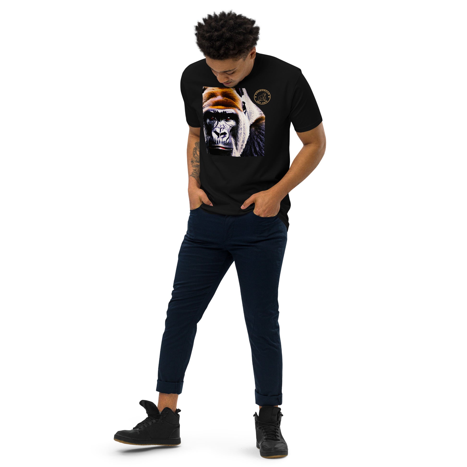 Kongorilla Men’s premium heavyweight T-shirt