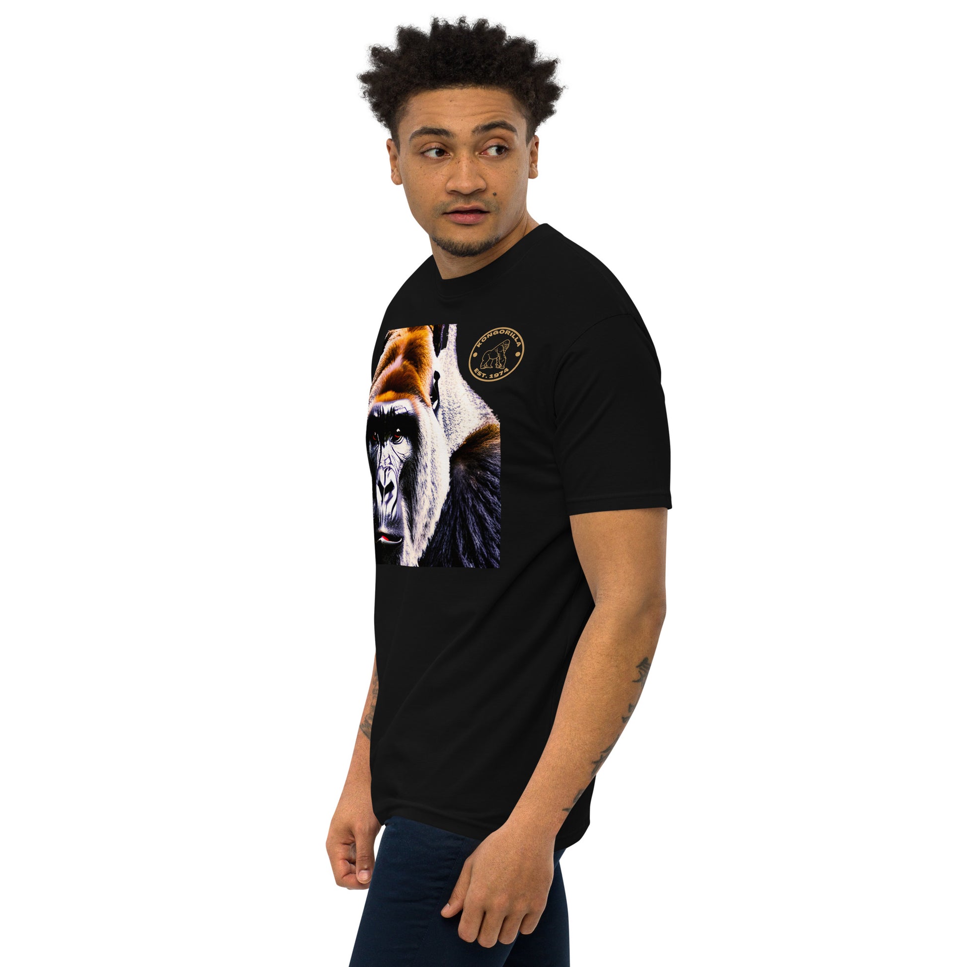 Kongorilla Men’s premium heavyweight T-shirt