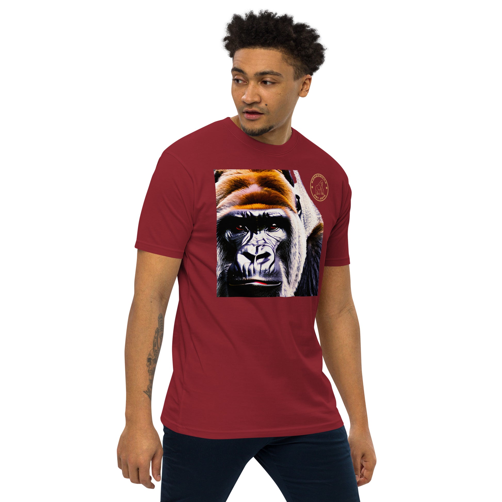 Kongorilla Men’s premium heavyweight T-shirt
