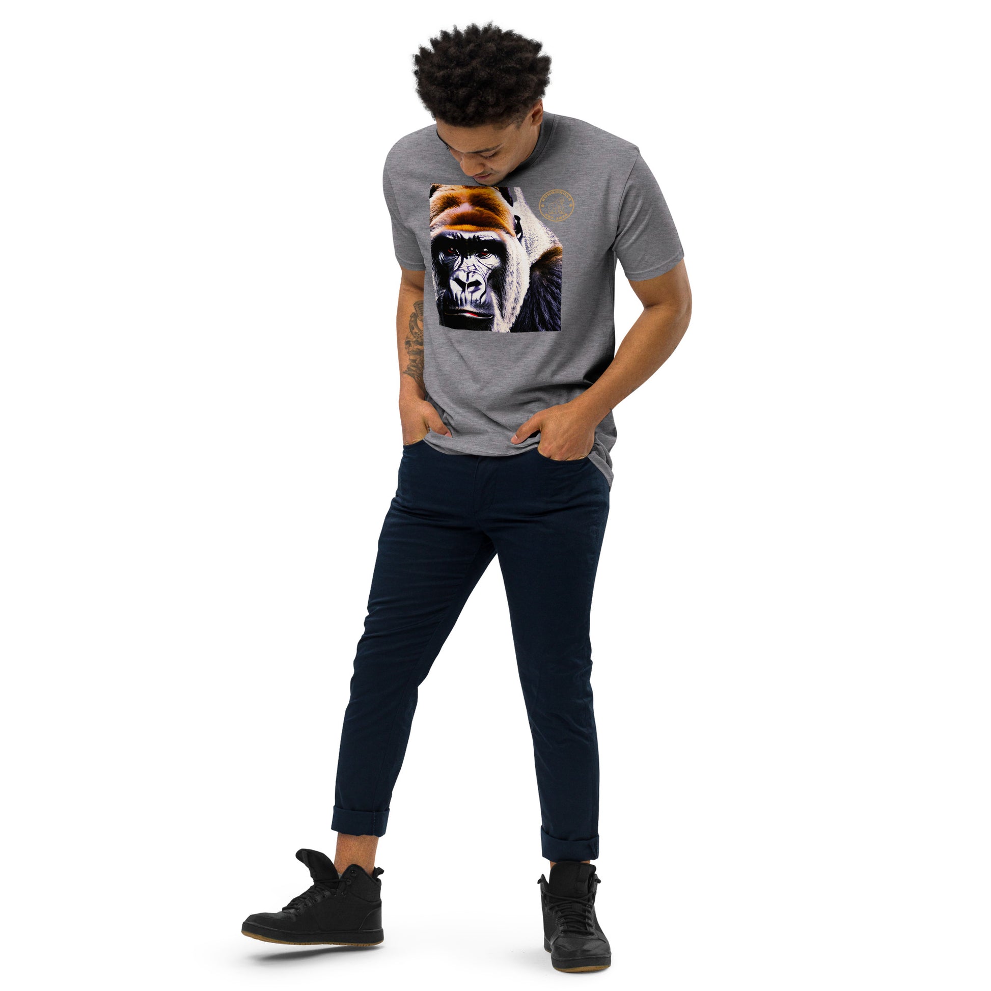 Kongorilla Men’s premium heavyweight T-shirt