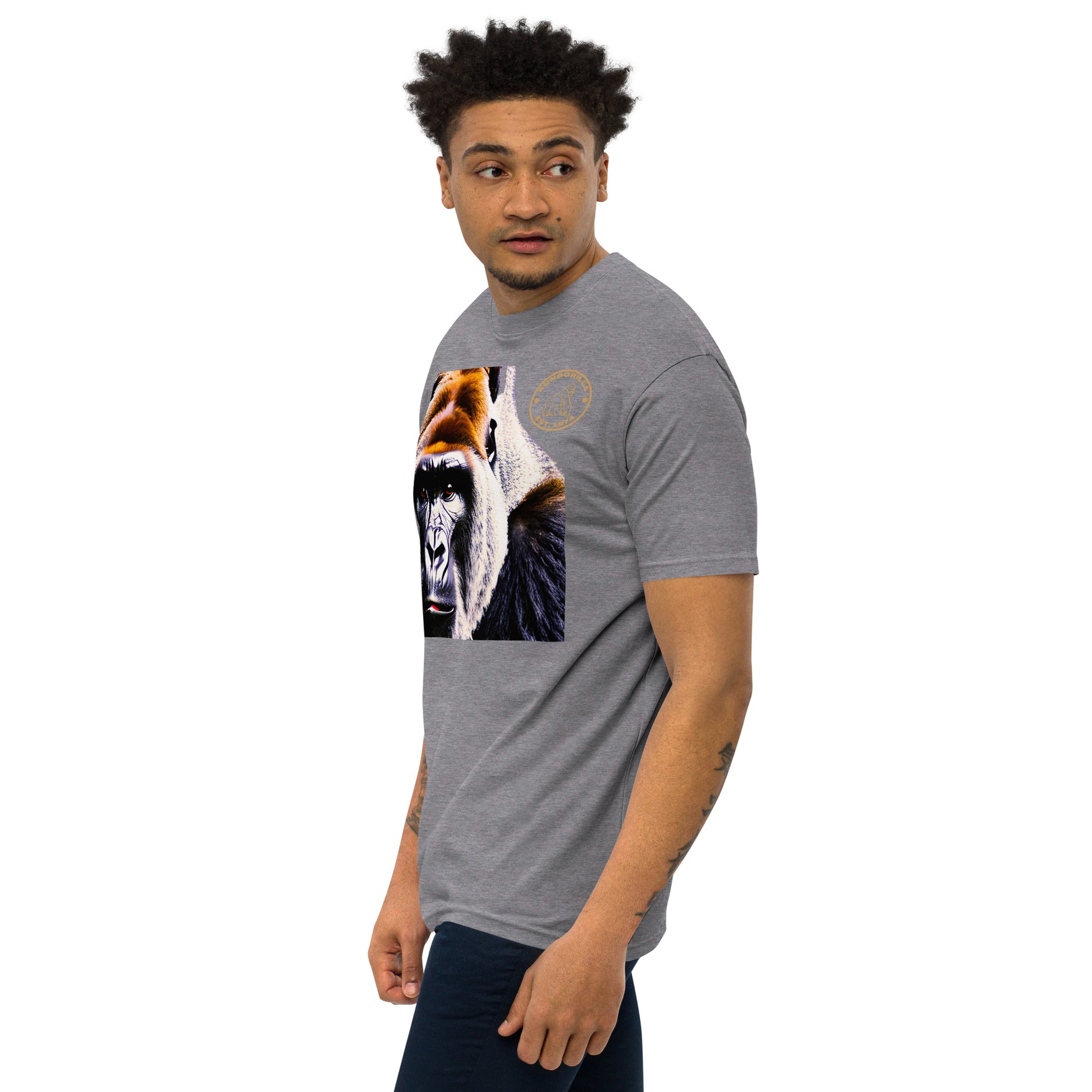 Kongorilla Men’s premium heavyweight T-shirt