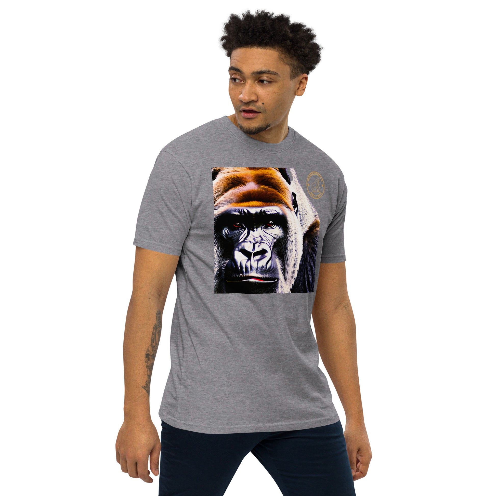 Kongorilla Men’s premium heavyweight T-shirt