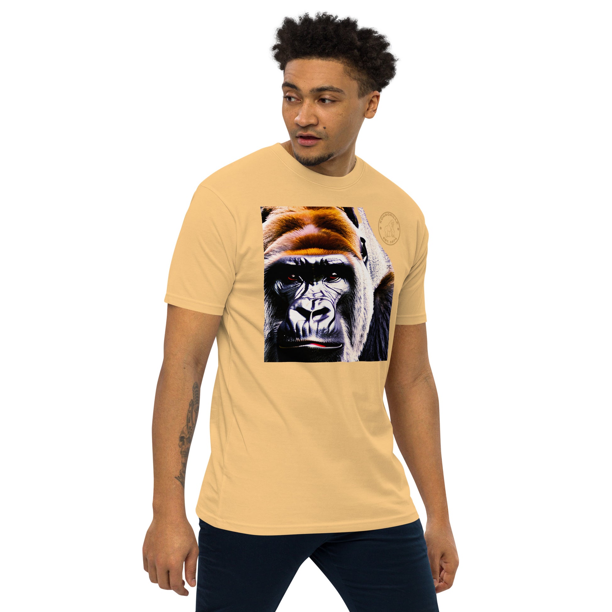 Kongorilla Men’s premium heavyweight T-shirt