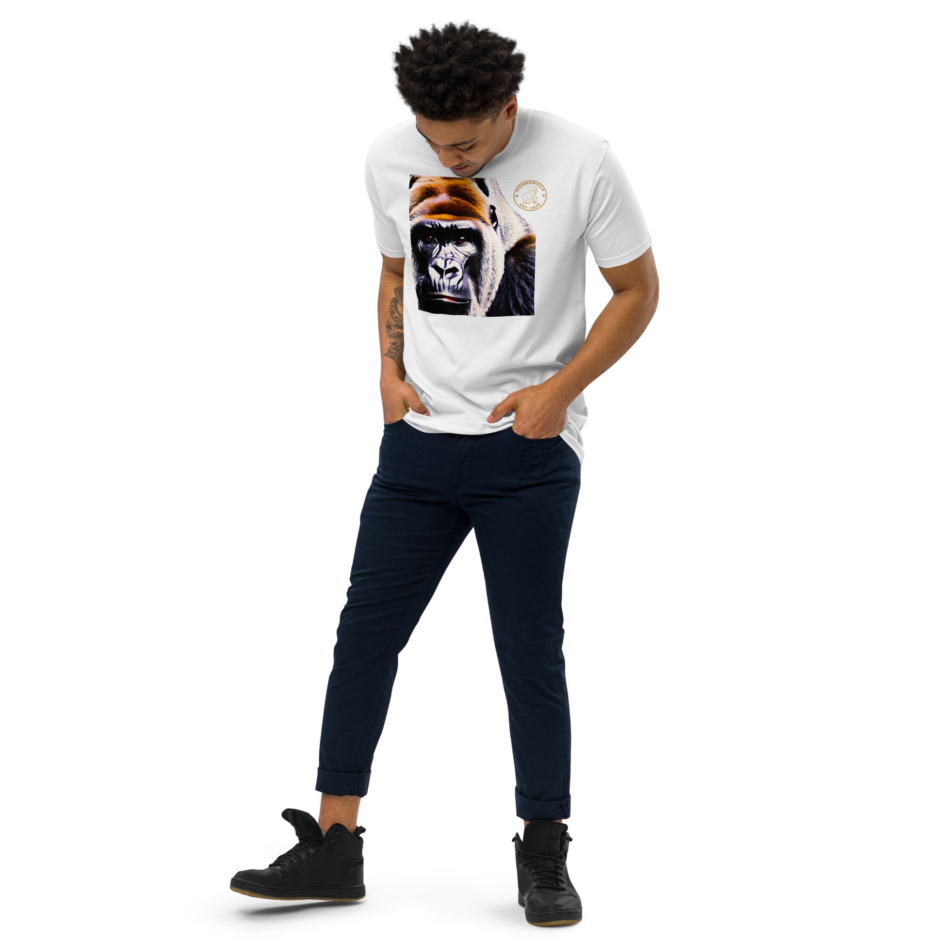 Kongorilla Men’s premium heavyweight T-shirt