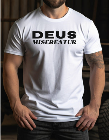 Deus Misereatur Cotton Crew Tee