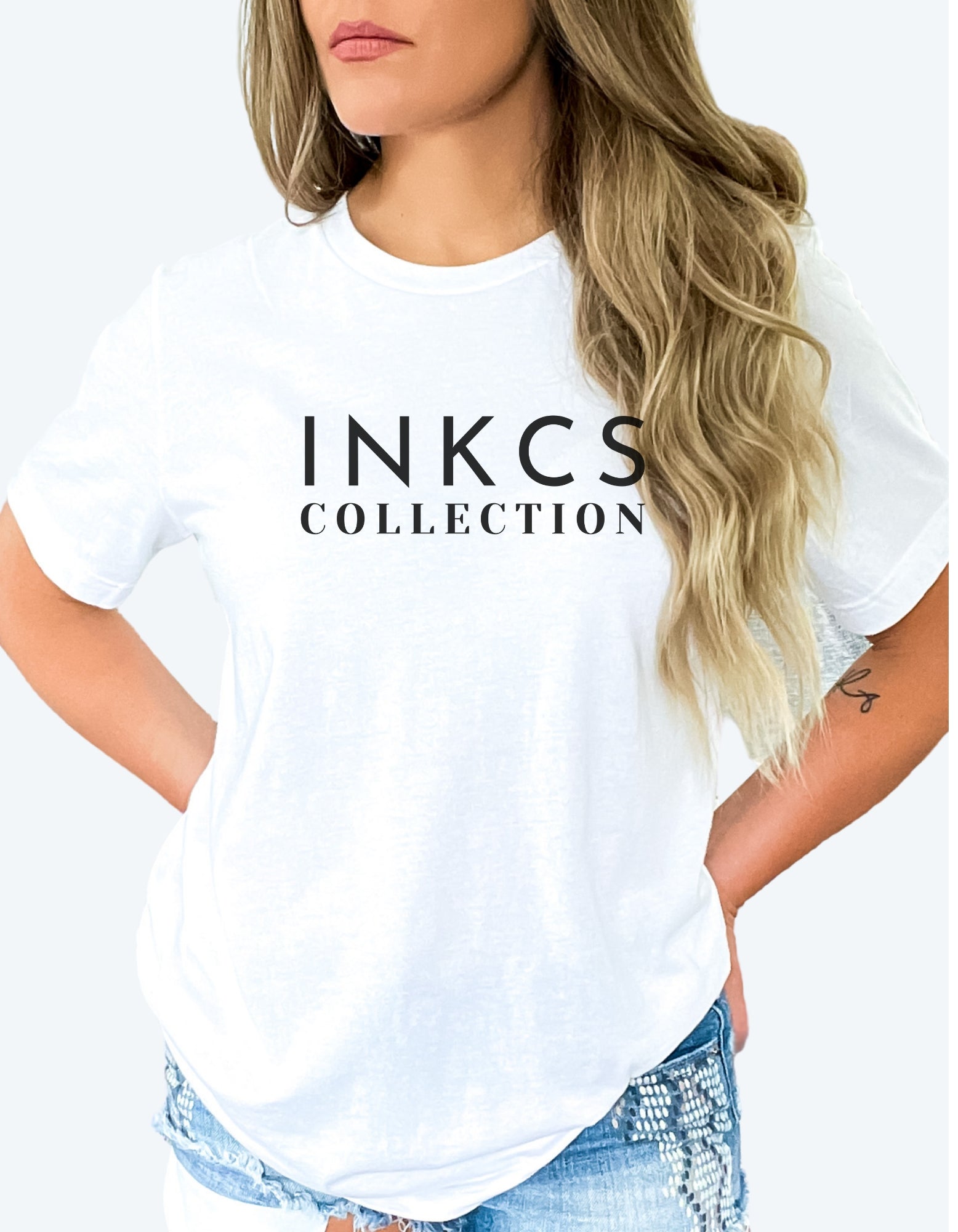 INKCS Brand Cotton Crew T-Shirt