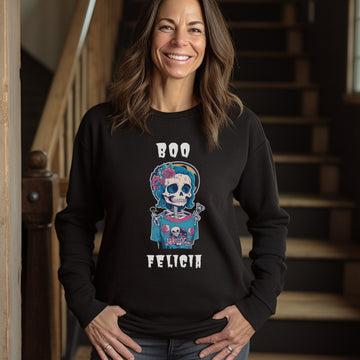 Boo Felicia Halloween Sweatshirt, Spooky Fall Sweatshirt, Halloween Sweatshirt, Spooky Season, Cute Fall Sweatshirt