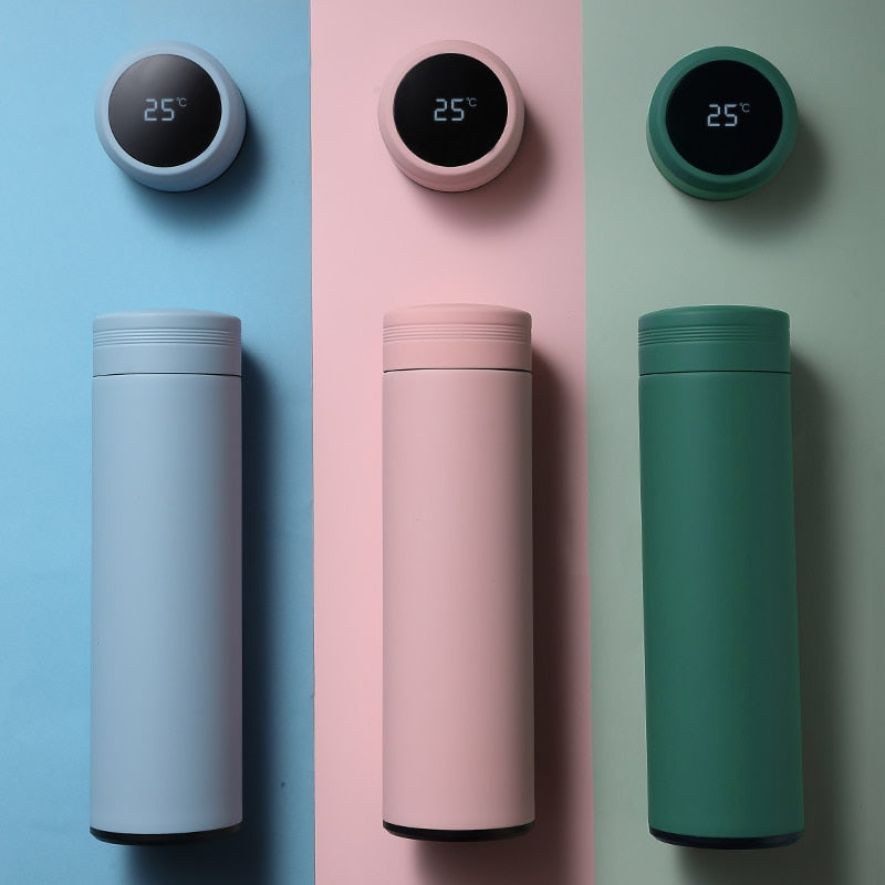 Smart Water Bottle with LCD Temperature Display