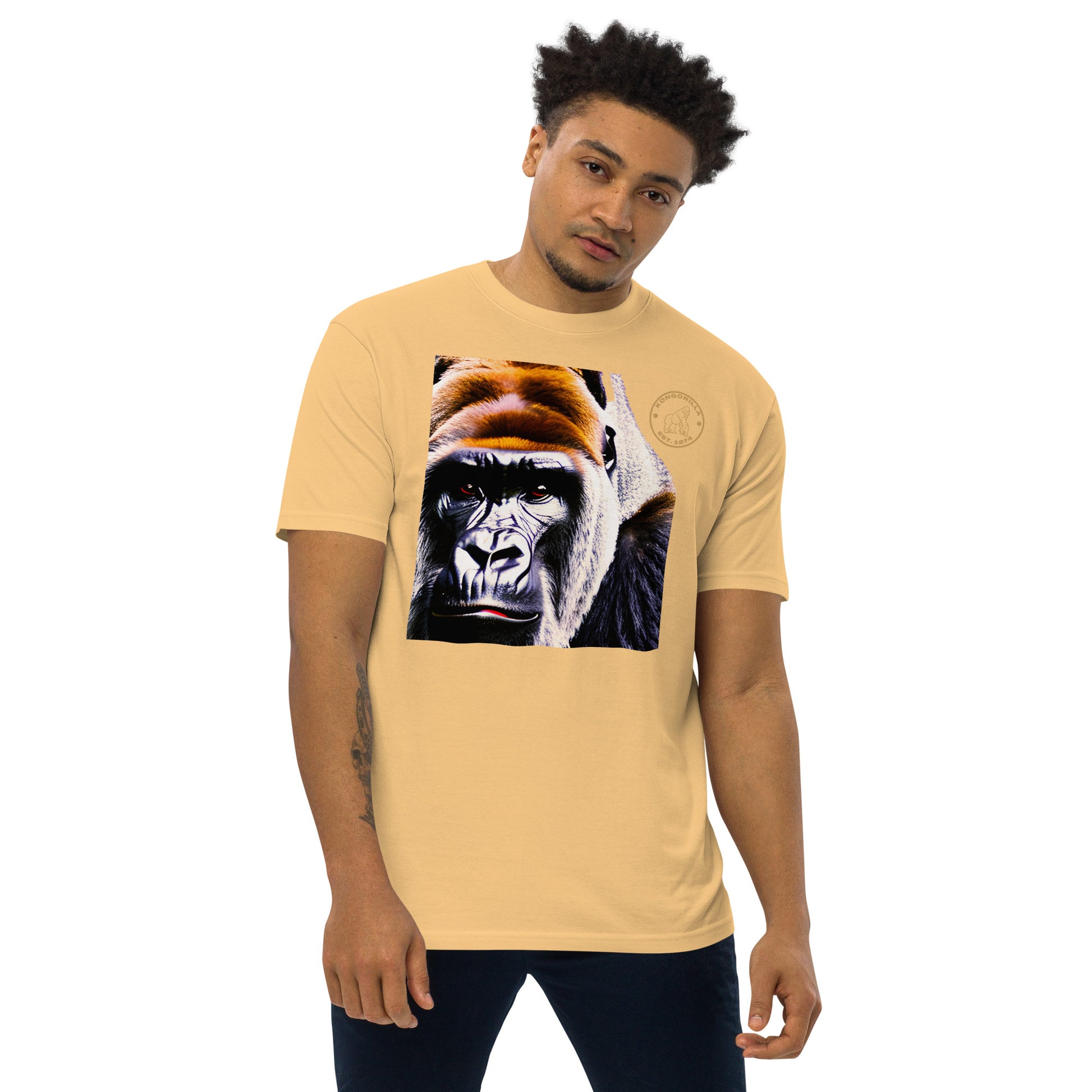 Kongorilla Men’s premium heavyweight T-shirt
