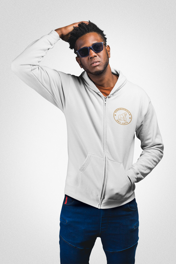 Kongorilla Unisex Hoodie - Gorilla Back, Gold Stamp Front