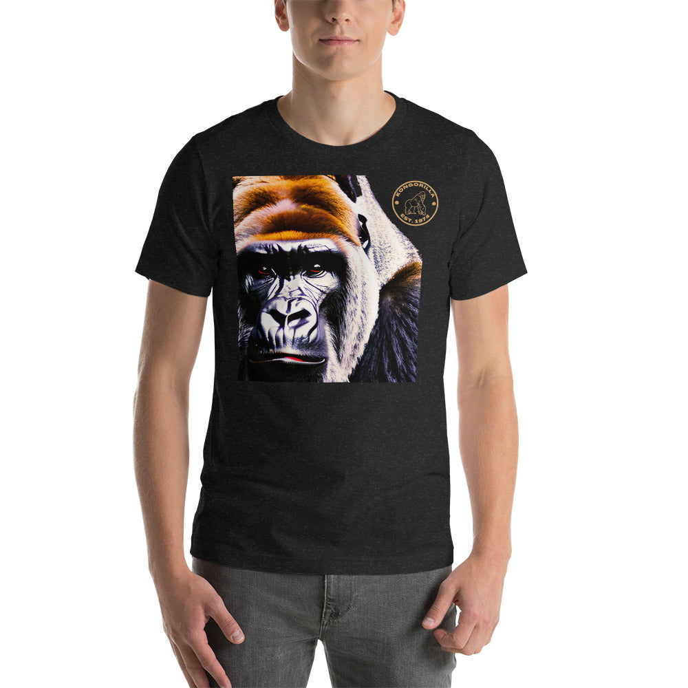 Kongorilla Unisex Soft and lightweight T-shirt - Gold Stamped