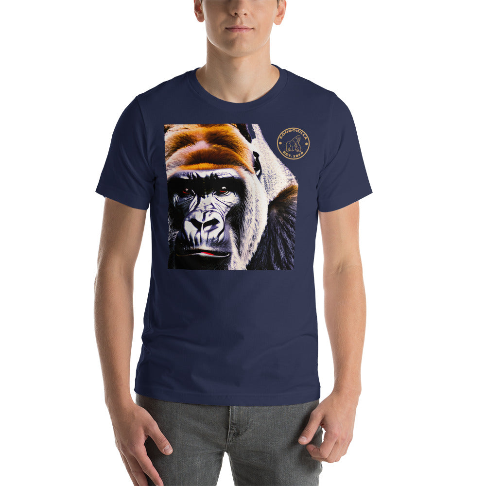 Kongorilla Unisex Soft and lightweight T-shirt - Gold Stamped